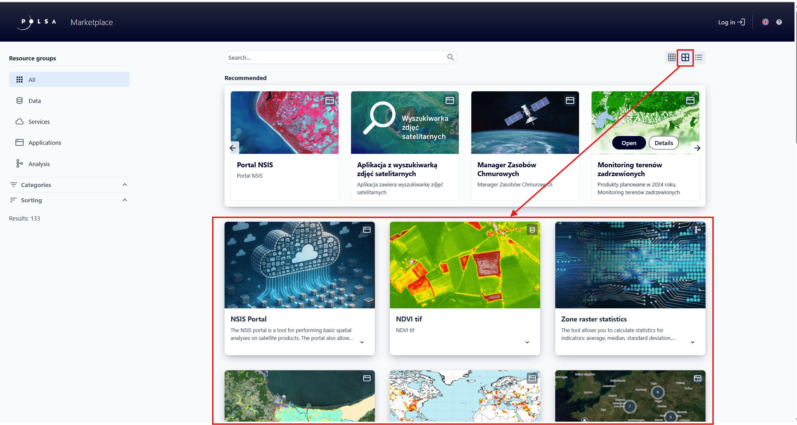 Simplified view (1 to 3 columns)