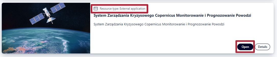 Open External application