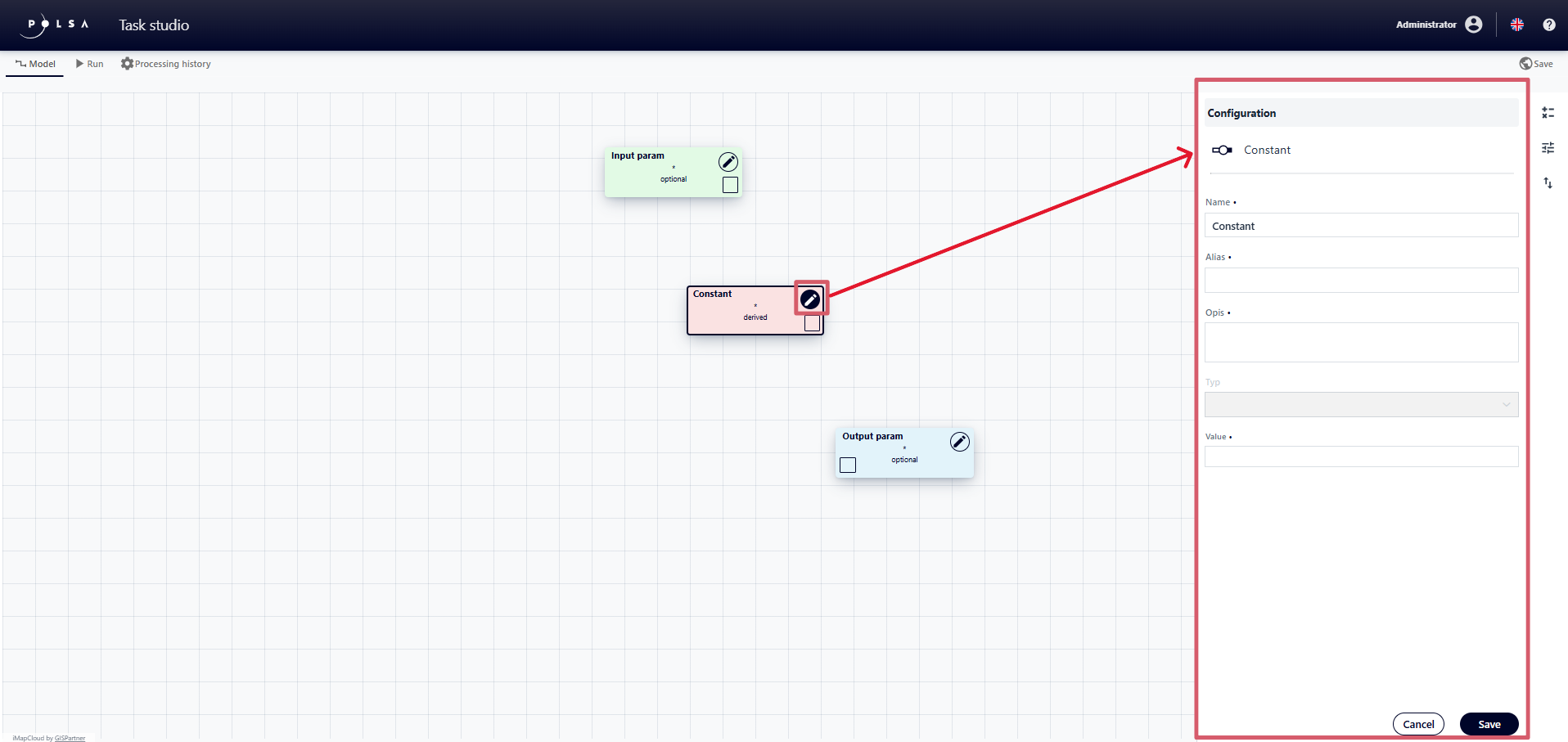 Constant configuration