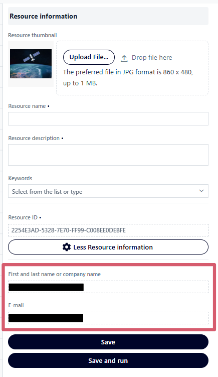 More information about the resource