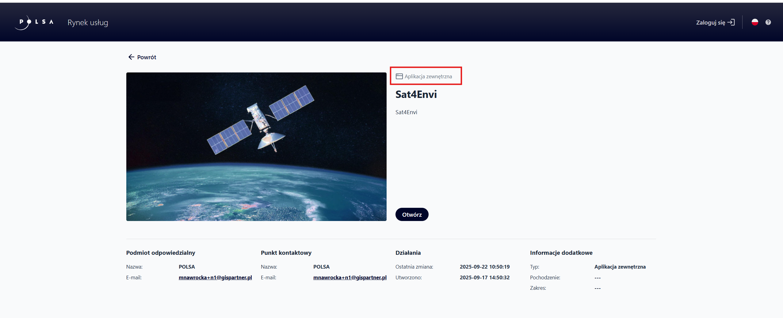 Szczegóły zasobu - nazwa typu zasobu