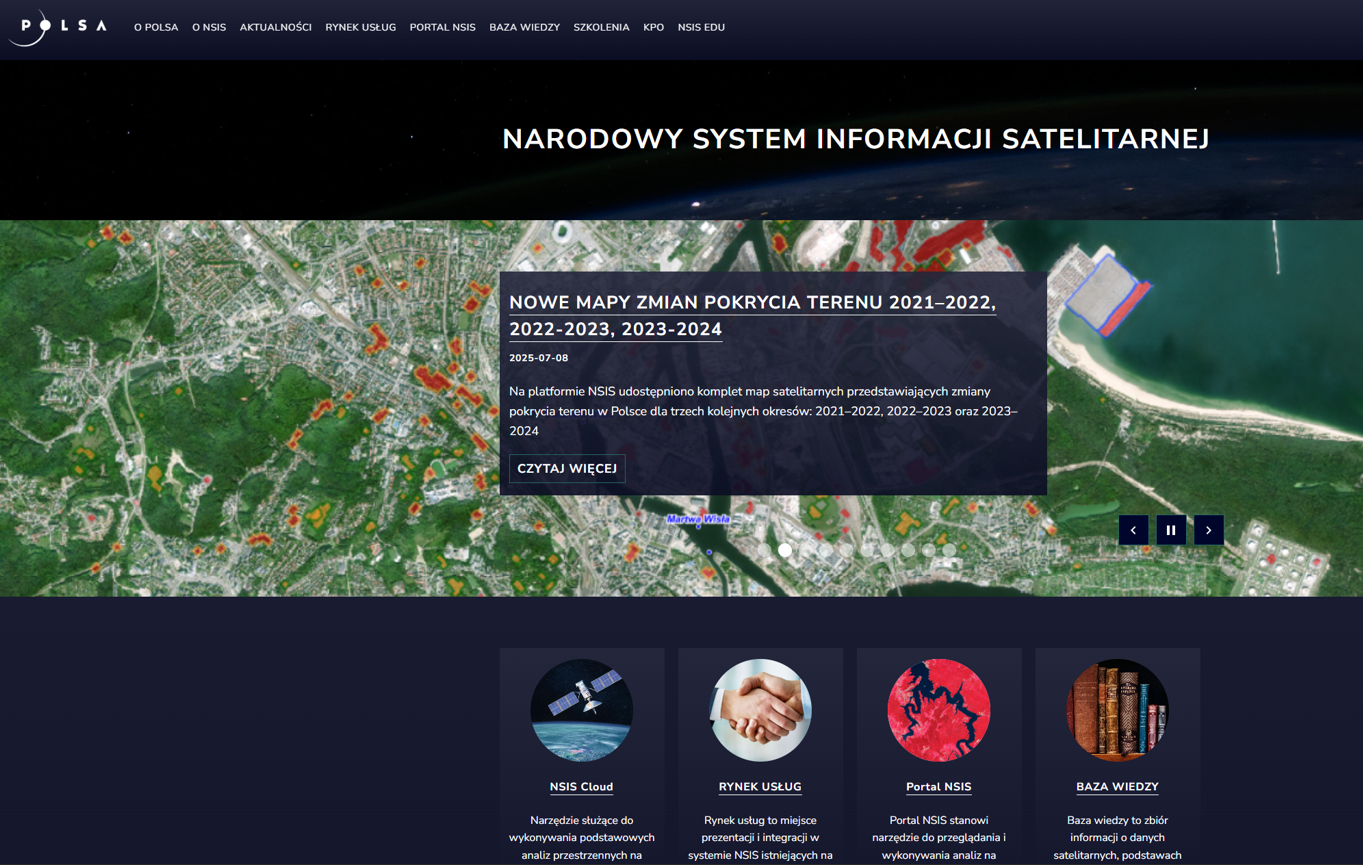 Uruchomienie aplikacji ze strony głównej portalu