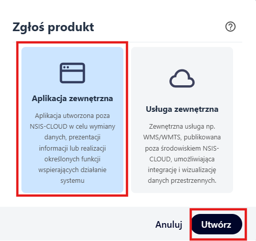 Aplikacja zewnętrzna